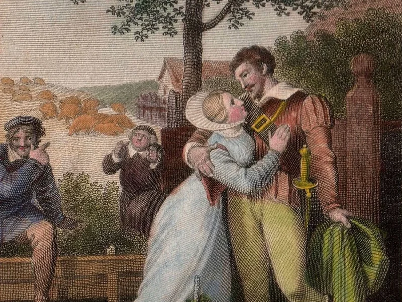 1785-Carl August Schwerdgeburth - Spettacolo di carnevale